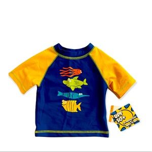 Baby boy swim shirt